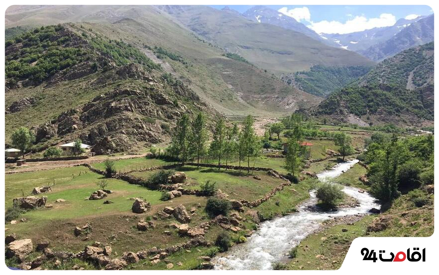 روستای دلیر؛ جاذبه خاص چالوس را بهتر بشناسید! 2 روستای دلیر در دامنه کوه