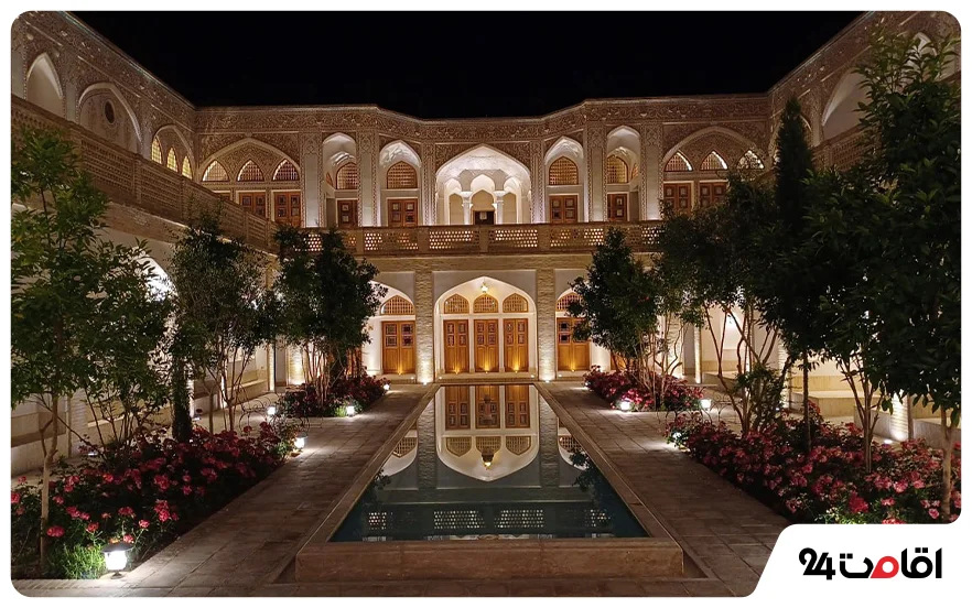 اقامت در کاشان؛ اقامتگاه سنتی عمارت بالابان کاشان