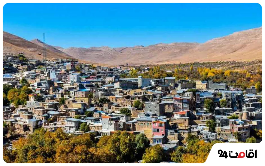 روستای وفس در شهرستان کمیجان