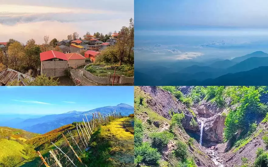 روستای فیلبند یکی از مقصدهای خنک در مازندران 
