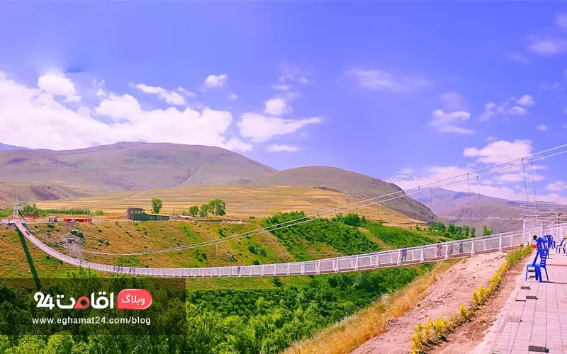 پل معلق مشگین شهر