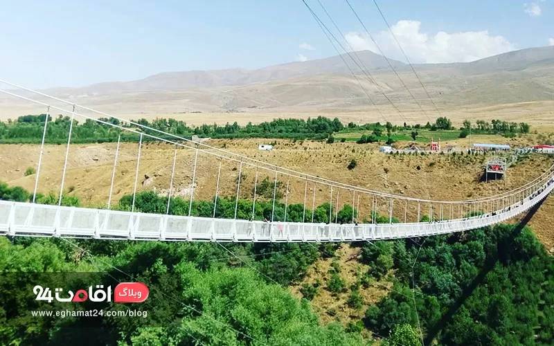 پل معلق مشگین شهر 