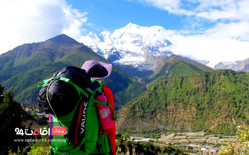 Travel with backpack 2