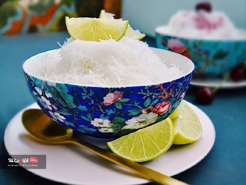 فالوده شیرازی دسر و غذای اصیل شیراز