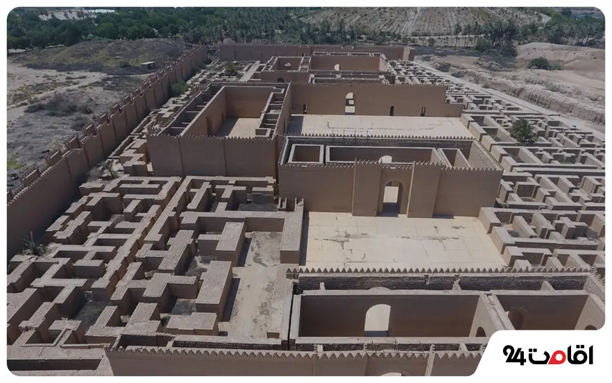 معماری ویرانه‌های بابل
