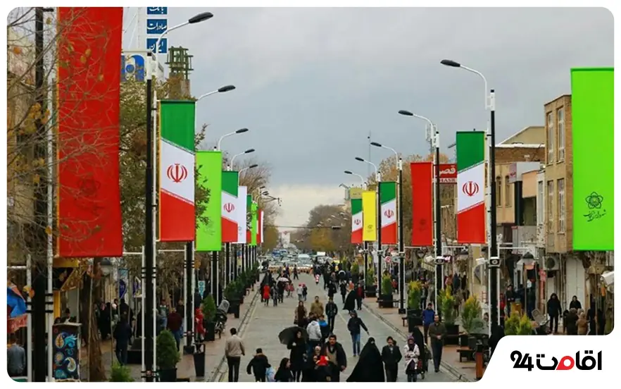 جاهای دیدنی زنجان؛ ۵۵ تا از مکانهای دیدنی، تاریخی و تفریحی زنجان با عکس و آدرس 17 پیاده راه زیبای سبزه میدان در زنجان