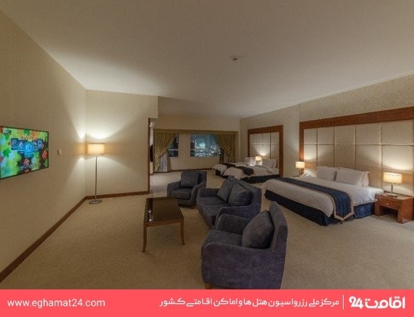 اتاق 4 نفره شمس هتل بزرگ جهان مشهد