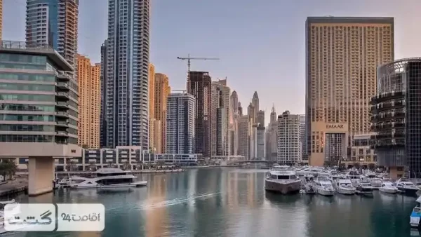 نمایی متفاوت از منطقه مارینای دبی|تور گشت شهری دبی