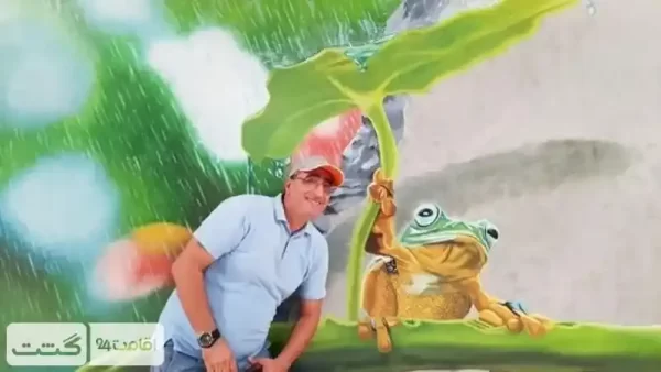 عکاسی با تقاشی های سه بعدی در موزه ایلوژن دبی