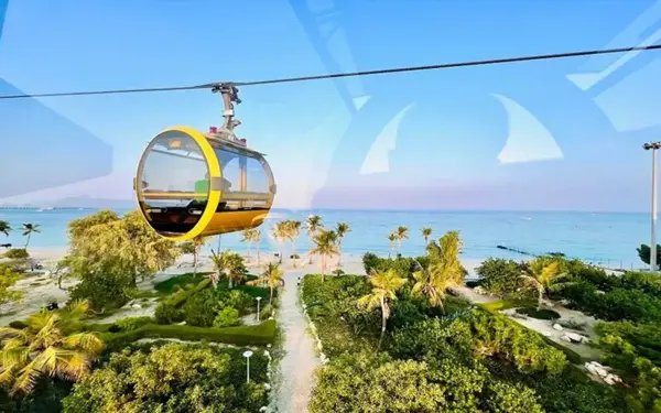 تصویری از بلیط تله کابین میکامال کیش