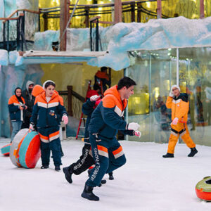 تصویری از سرزمین برفی مشهد