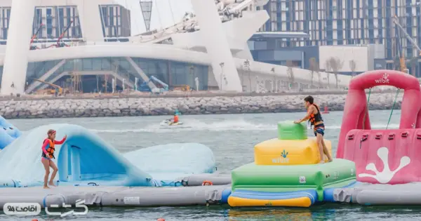 نمایی دیگر از پارک آبی آکوافان دبی
